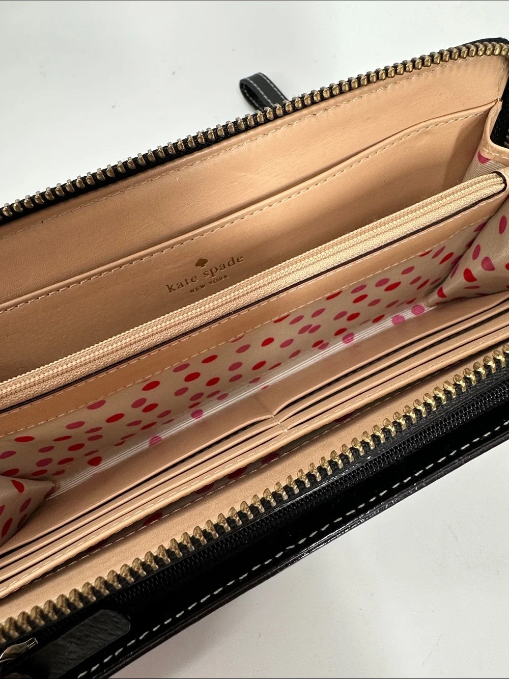 Black Kate Spade Leather Wallet/ Wristlet